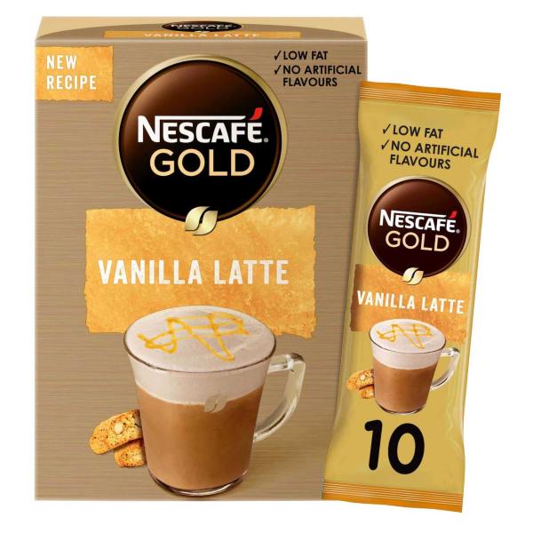 Nescafe Gold Vanilla Latte, Coffee Mix - 18g