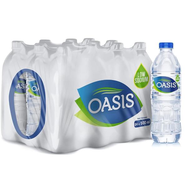 Oasis Low Sodium Drinking Water - 500 ml x 12