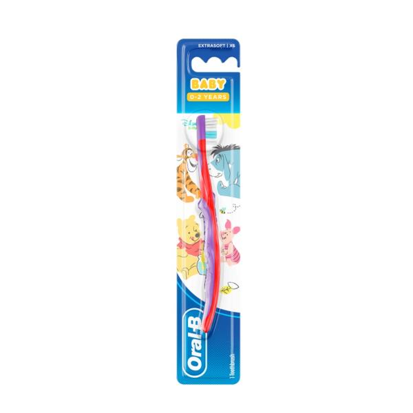 Oral-B Baby Disney Winnie The Pooh 0-2 years, Extra Soft, Manual Toothbrush