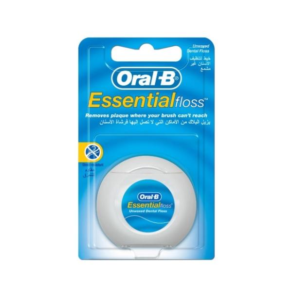Oral-B Essential Floss Waxed Mint, 50 m