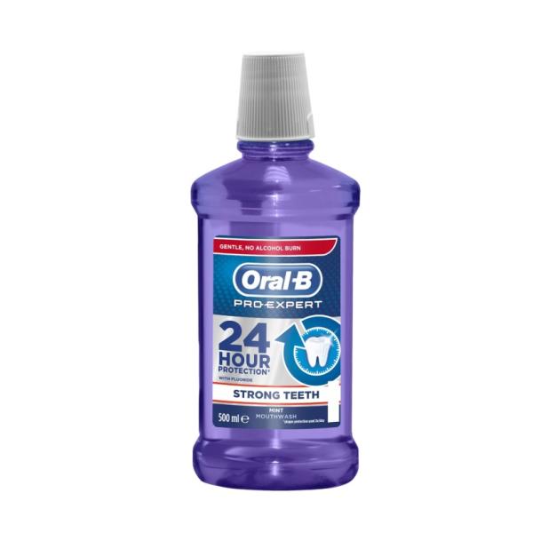 Oral-B Pro-Expert Strong Teeth Mint Mouthwash - 500 ml