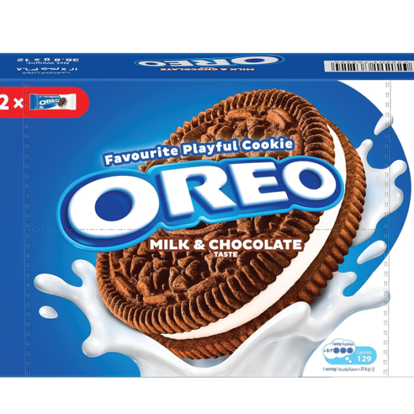 Oreo Milk and Chocolate Cookies - 36.8g (Pack of 12)