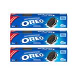 Oreo Original Cookies Roll Pack - 147.2g (Pack of 3)