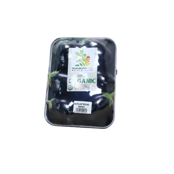 Organic Eggplant Round - 500g