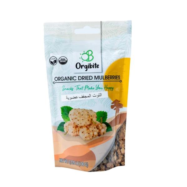 Orgibite Organic Dried Mulberries - 100g
