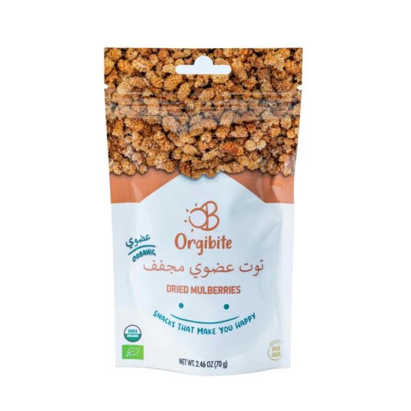 Orgibite Organic Dried Mulberries - 70g
