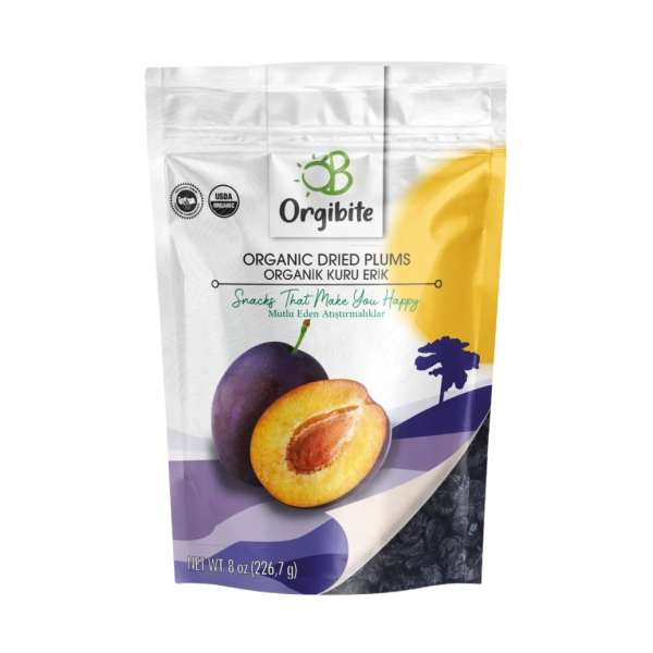 Orgibite Organic Dried Plums - 130g