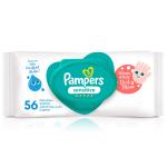 Pampers Sensitive Protect Baby Wipes - 56 Wipes