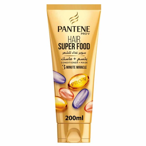 Pantene Pro-V Hair Super Food 3 Minute Miracle Conditioner - 200ml