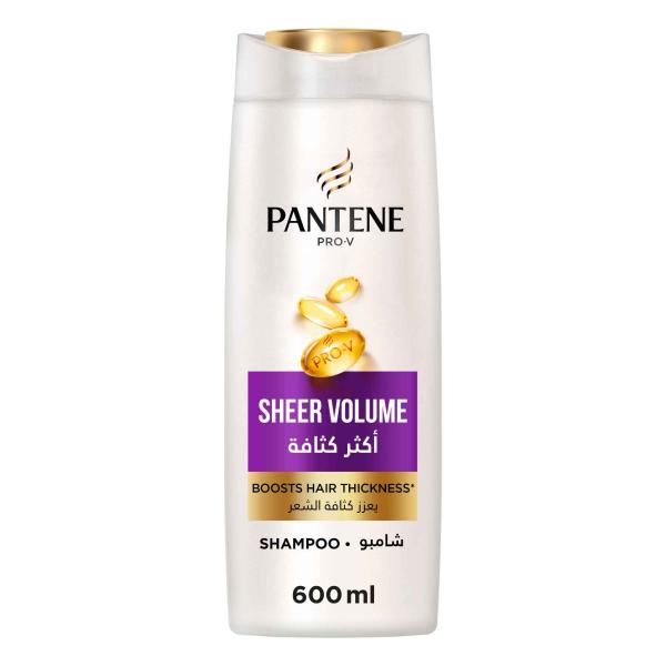 Pantene Pro-V Sheer Volume Shampoo - 600 ml