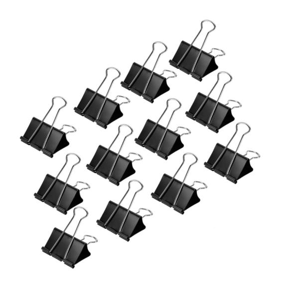 Partner Binder Clips, 19 mm - 12 Pieces