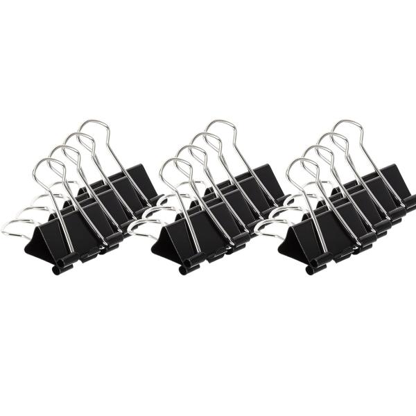 Partner Binder Clips, 25 mm - 12 Pieces