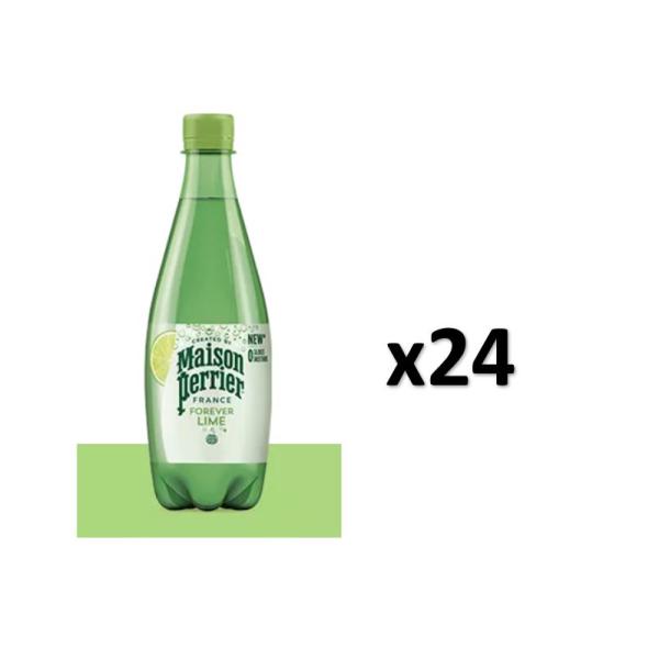 Perrier Water Lime Flavor, PET Bottle - 500 ml