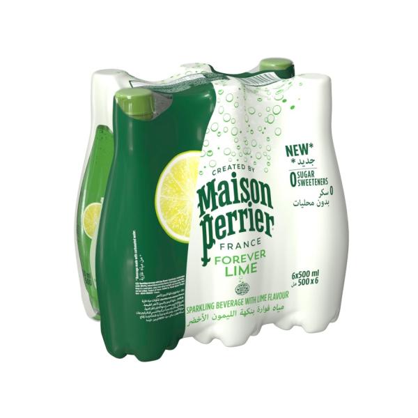 Maison Perrier Lime Flavor, PET Bottle - 500 ml x 6