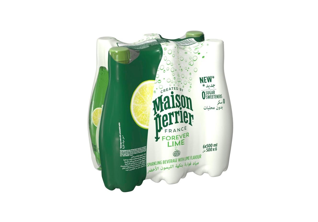 Maison Perrier Lime Flavor, PET Bottle - 500 ml x 6