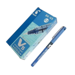 Pilot V5 Hi-Tecpoint Pen, Blue - Pack of 12