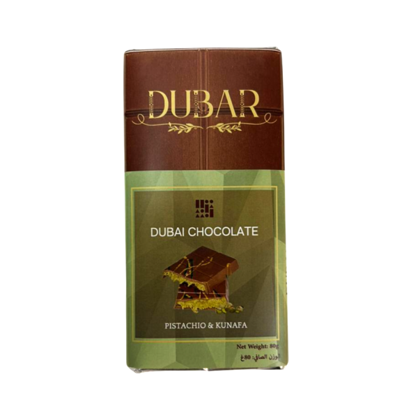 Dubar Dubai Chocolate, Pistachio & Kunafa - 80g
