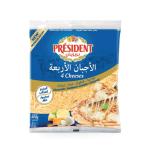 President Shredded 4 Cheeses - 400g