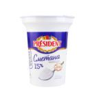 President Sour Cream, 15% Fat - 300g