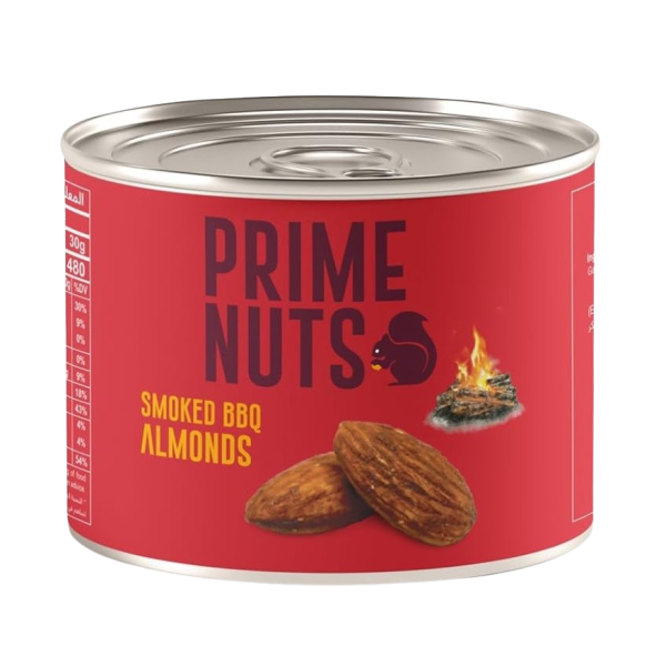 Prime Nuts, BBQ Almond, Tin - 125g x 24