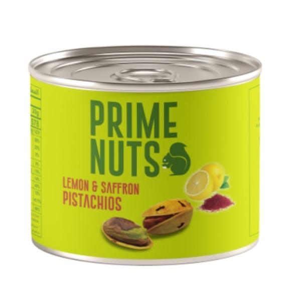 Prime Nuts, Lemon Saffron Pistachios, Tin - 125g x 24