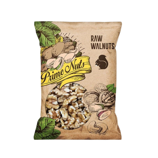 Prime Nuts, Raw Walnut - 150g x 24