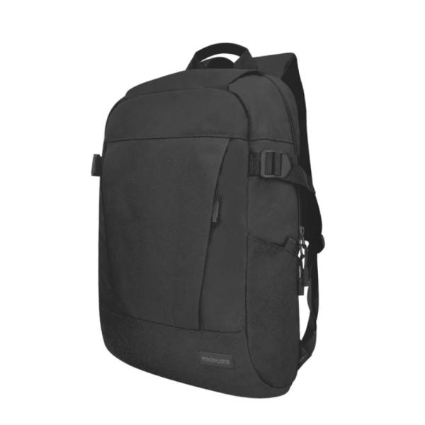 Promate Birger, ComfortStyle 15.6" Laptop Backpack, Black
