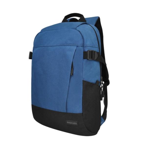 Promate Birger, ComfortStyle 15.6" Laptop Backpack, Blue