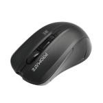 Promate Contour, Comfort Performance Wireless Ergonomic Mouse, Black