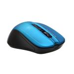 Promate Contour, Comfort Performance Wireless Ergonomic Mouse, Blue