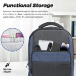 Promate Limber-BP, Large Capacity 15.6" Laptop Backpack, Black