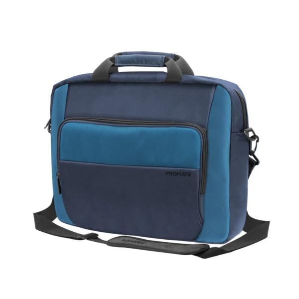 Promate Limber-MB, Large Capacity 15.6" Laptop Messenger bag, Blue