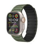 Promate MagBand-MS, Premium Magnetic Silicone Watch Band, Midnight Green
