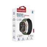 Promate MagBand-MS, Premium Magnetic Silicone Watch Band, Midnight Green