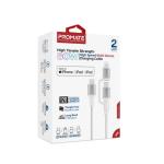 Promate PowerLink-CCi, High Tensile Strength 60W High-Speed Multi-Device Charging Cable, White