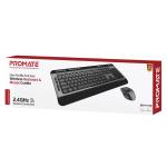 Promate ProCombo-9, Sleek Wireless Multimedia Keyboard & Mouse Combo