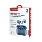 Promate ProPods High-Definition ANC TWS Earphones with intellitouch, Blue