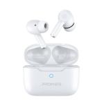 Promate ProPods High-Definition ANC TWS Earphones with intellitouch, White