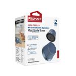 Promate Punch High-Fidelity Mini Bluetooth Speaker with MagSafe Compatible Base, Navy