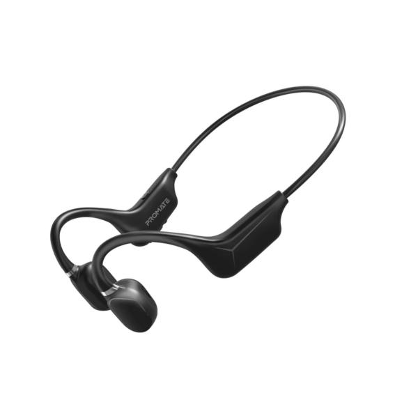 Promate Ripple, AudioConduct® Endurance Wireless Headphone, Black