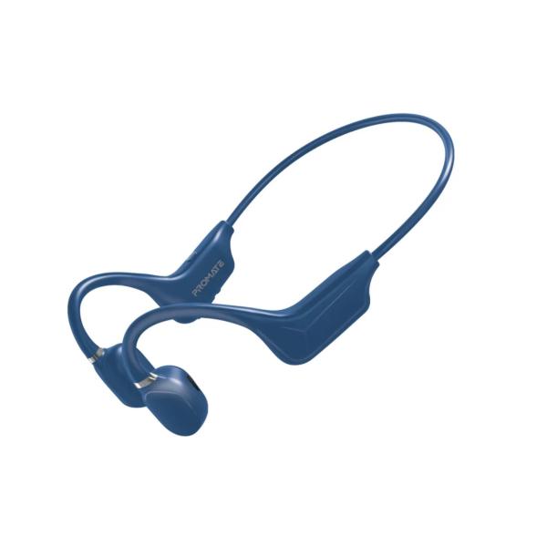 Promate Ripple, AudioConduct® Endurance Wireless Headphone, Blue