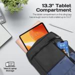 Promate Satchel-HB, SleekComfort 13" Tablet Hand Bag, Blue
