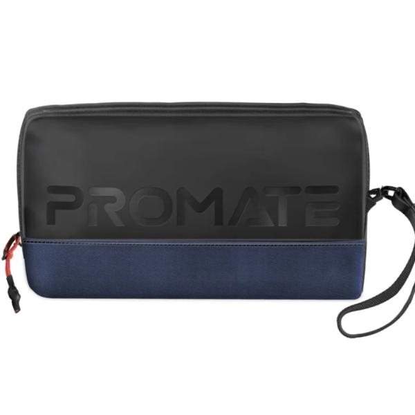Promate Vali Lightweight Tech Pouch Bag, Blue