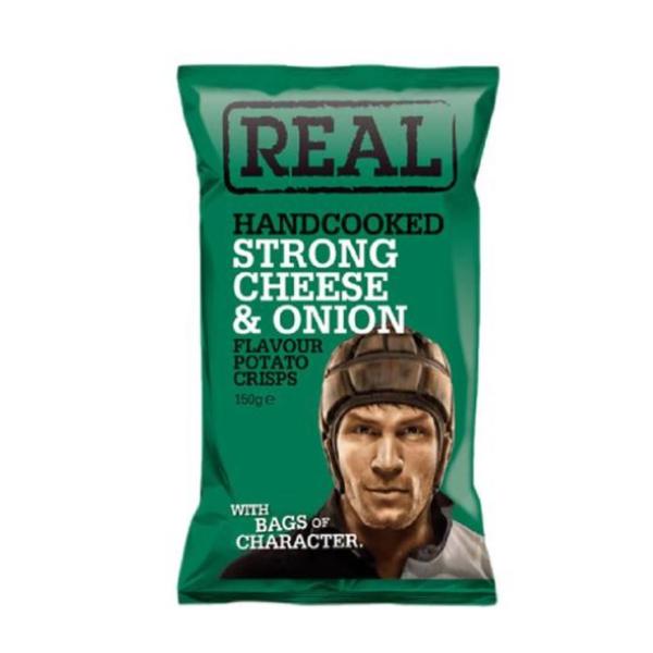 Real Crisps Cheese and Onion - 150g