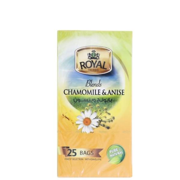 Royal Herbs Camomile and Anise Tea - 25 Bags