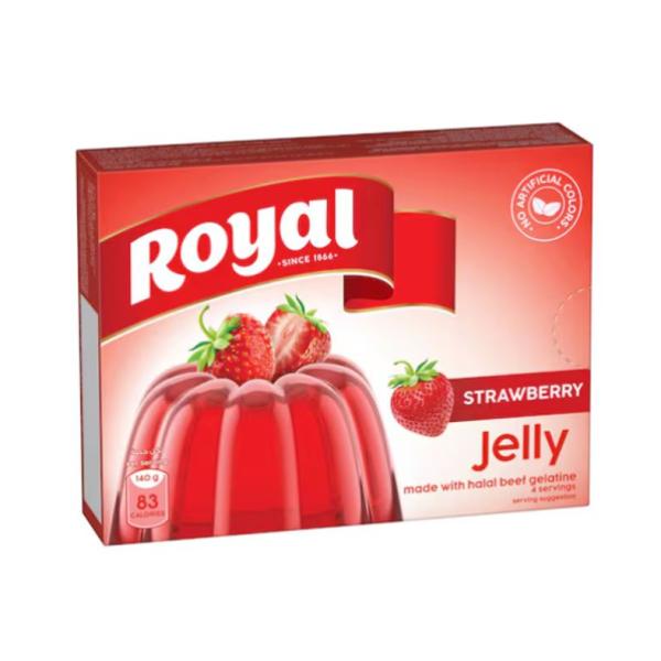 Royal Strawberry Flavour Jelly - 85g