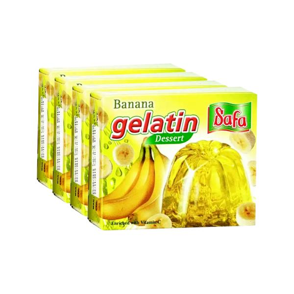 Safa Gelatin, Banana - 75g