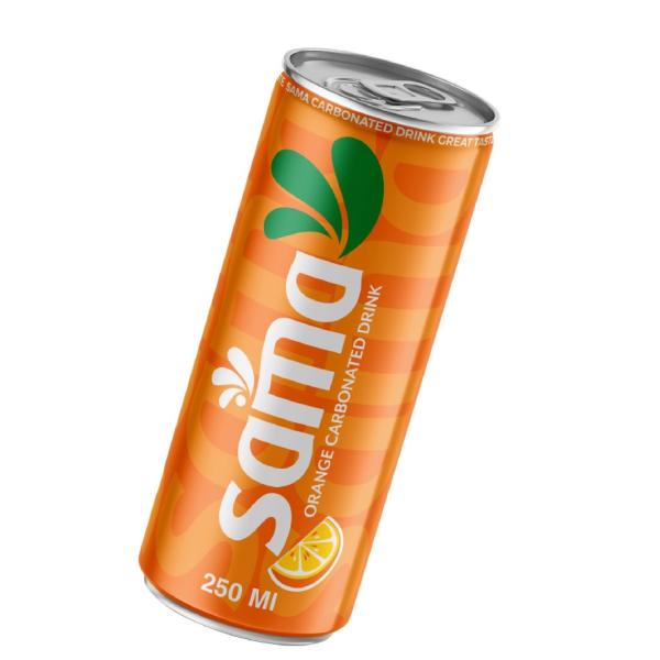 Sama Carbonated Drink Orange - 250 ml