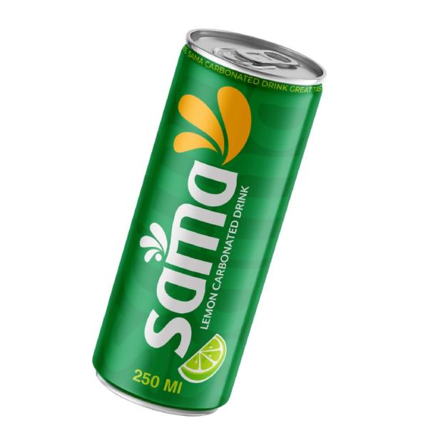 Sama Carbonated Drink Lemon - 250 ml