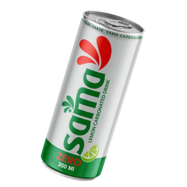 Sama Carbonated Drink Lemon Zero - 250 ml